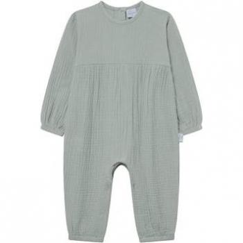 Combinaison enfant en mousseline solmig menthe
