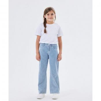 Jeans culotte de rayas