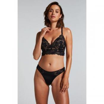 Hunkemöller Tanga Andrea in Schwarz – XL (weiblich)