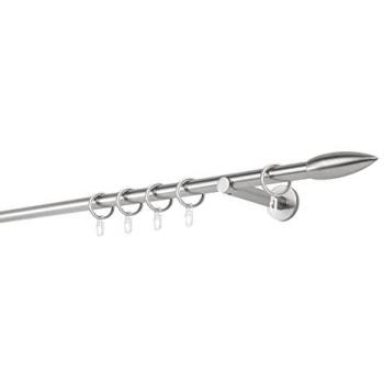 Mydeco Gardinenstange 20mm Cardo, 1-läufig, Wandträger 12cm, 290cm