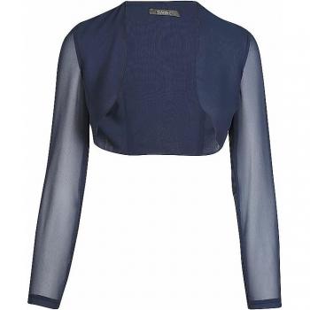 SWING Chiffon Bolero Dunkelblau Größe 38