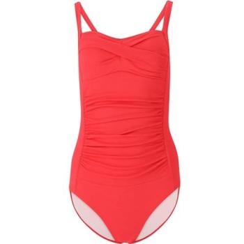 Cruz Nicola Damen Badeanzug – Größe 42 – Beerenlila – 87 % Nylon/13 % Elasthan – Einfarbig, Alltagsstil