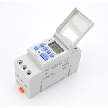 7-Day Programmable Timer Relay for Din Rail AC 220V / 110V DC 12V 16A