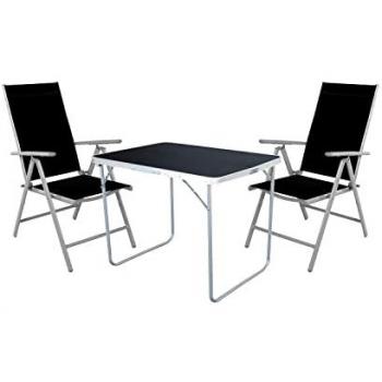 Mojawo 3-tlg Klappmöbel Set für Outdoor-Aktivitäten