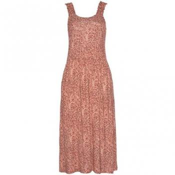 Rot bedrucktes Jerseykleid für Damen Gr. 38 von Beachtime