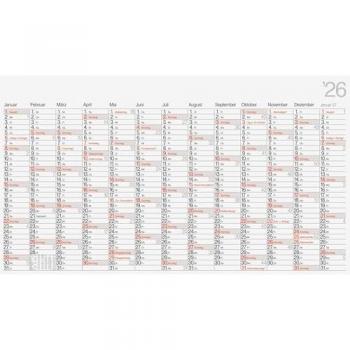Rido/Idé Mod. Kalender XL 1390×790 mm 2026 – Young Design