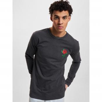 Mister Tee Rose Long Sleeve T-shirt Charcoal Male M