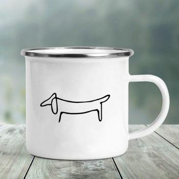 Heatable Handle Dachshund Mug