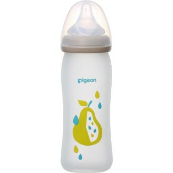 Pigeon Mamadera de vidrio Frutas 0 meses