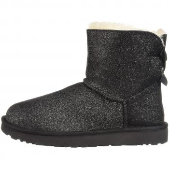 UGG Damen Mini Bailey Bow Sparkle Boots, schwarz, 38 EU