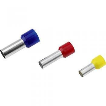Cimco Aderendhülse 10 mm² rot teilisoliert 100 Stück
