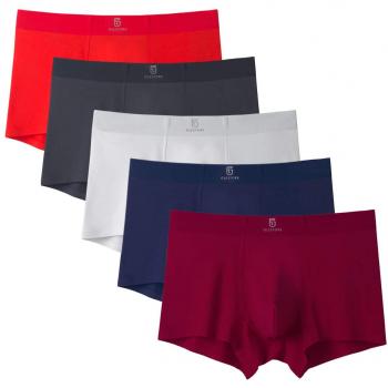Pinkpum Herren Boxer Boxershort Unterhose 5er Pack Modal Mehrfarbig L