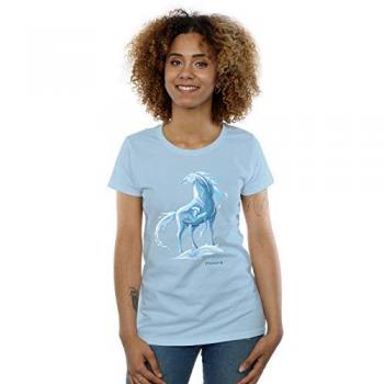 Frozen 2 – Nokk Water Spirit Women's Cotton Top – Blue, Size M