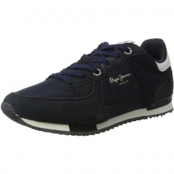 Pepe Jeans London Tinker Bold 17, Scarpe Sportive Uomo, Blu