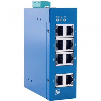 Wachendorff 8-Port Industrial Ethernet Network Switch