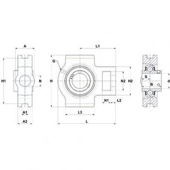 Chasis de sujeción UCT211 (55 mm)
