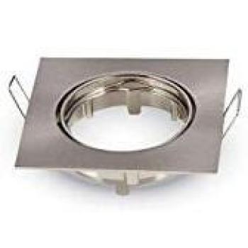 Support de spot carré orientable en inox