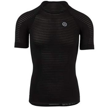 Agu Maglia Intima Unisex Summerday Base Nero a Maniche Corte