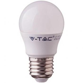 V-Tac Pro VT-245 Lampadina LED Chip Samsung 4,5W E27 Mini Globo G45 Bianco Naturale 4000K