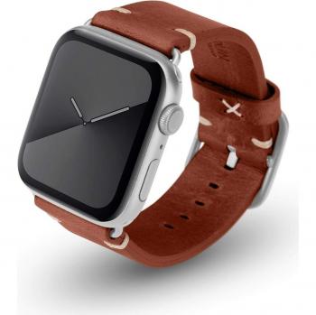 Cinturino Vintage in Pelle Marrone per Apple Watch Series 7