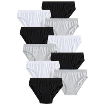 Next Schwarz-Weiß Bikini-BHs 10-Paket (Alter 5–16 Jahre) – Für Mädchen