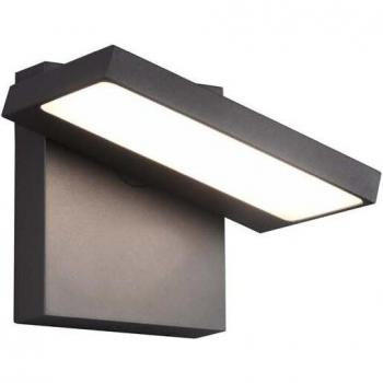Éclairage extérieur Horton LED, fonte sombre, pivotante, 15 x 12 cm, IP54