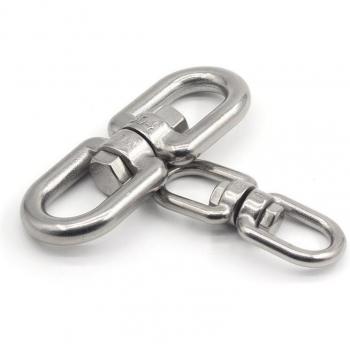 Anillo Giro‑Ojo Dual en Acero Inoxidable 304