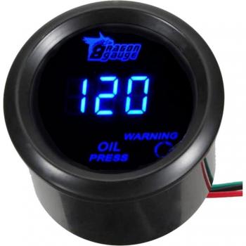 Compteur digital 52 mm – manomètre haute pression, jauge de surtension et température d’huile