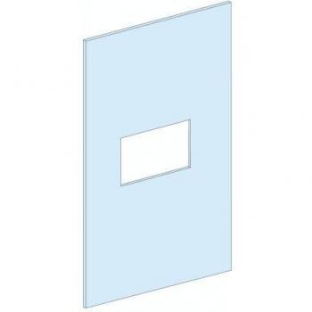 PrismaSeT‑G Frontpaneel für ComPacT NSX/NSX Vigi400–630 – Kipphebel, fester Einbau, vertikal, 300 mm breit, gra