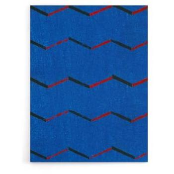 Vivid Dual-Color Zigzag Wall Art – 12 W × 16 H