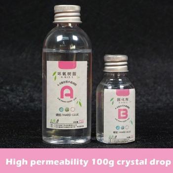 Colle époxy cristal transparente 3:1 haute adhérence pour créations DIY