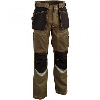 Pantalones de trabajo Cofra gris y negro, talla 54