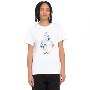 T‑shirt Volcom Radical Daze Bianca per Donne