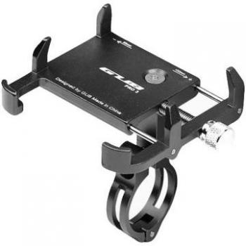GUB Pro 3 Aluminium Handyhalterung – verstellbar – schwarz – für Fahrrad und Motorrad