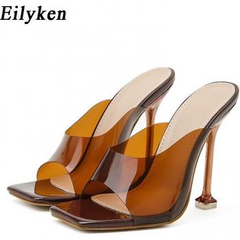 Sandalias de PVC Transparente para Mujer