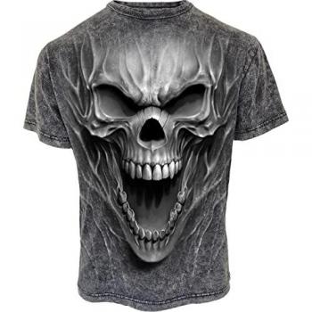 Spiral Beast Within Men’s Medium T‑Shirt (Acid Wash)