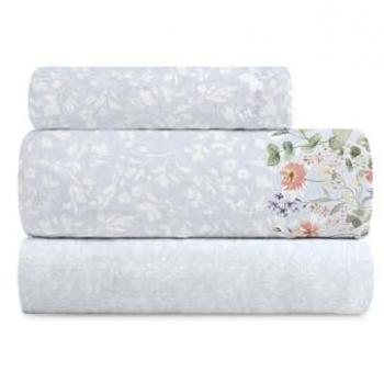 Sábanas de Invierno Coralina Dibujo Floral Manterol 220gr/m²
