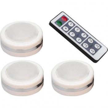Wireless LED Puck Lights with Remote Control
