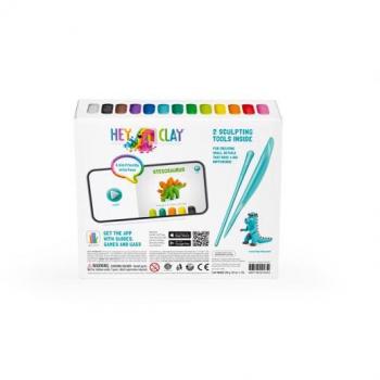 Argile DuroDino Hey – Kit de 15 pots