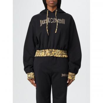Felpa Just Cavalli Cotone Nero Taglia M