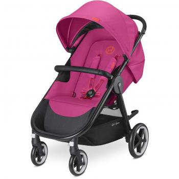 CYBEX Gold Poussette Agis M-Air4, Garde-Corps Inclus, De la Naissance jusqu'à 17 kg (4 Ans Environ), Rose Passion
