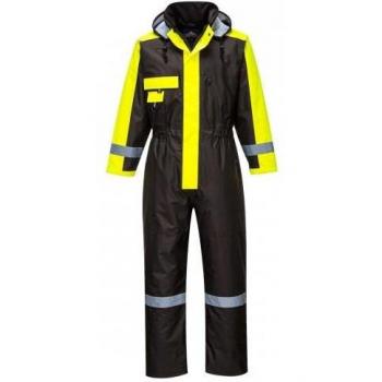 Macacão térmico unisex Portwest L R negro