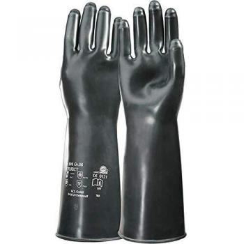 Honeywell Butoject 898 Chemikalienhandschuhe, Größe 8, Schwarz