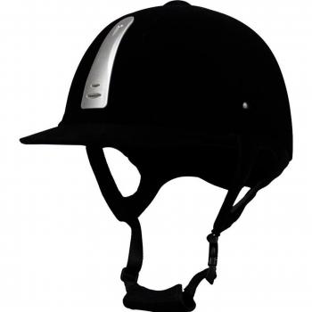 Casque d'équitation en velours ABS ajustable 54-62 cm