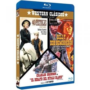 Western Clásicos 3 BDRs Billy dos Sombreros + 40 Pistolas + El Desafío del Bufalo Blanco [Blu-ray]