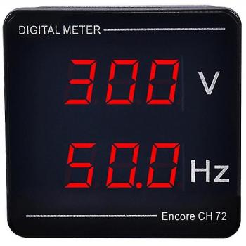 Moniteur numérique de tension et fréquence 50-500V 10-99.9Hz Installation rapide