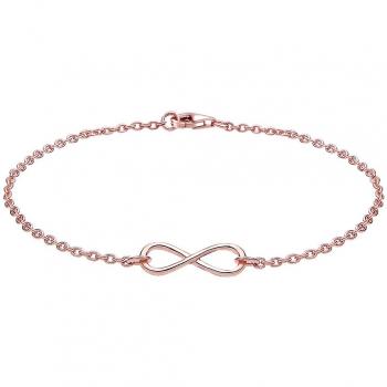 Bracciale Infinito in Argento Sterling 925 con Filigrana