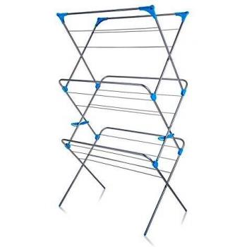 Silver Metal Hanging Laundry Dryer, IH8559-0100-V