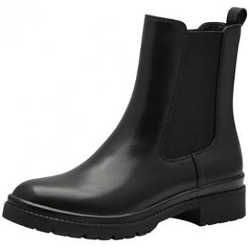 Stivaletti Chelsea Tamaris con Blocco, Comfort Stretch e Touch-it, Nero, EU 39