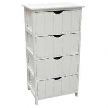 Estantería con Cajones 42×32×82 Blanco